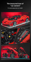 Guly 10623 Ferrari SF90 1:8 scales Dynamic version with R/C snd LED lights