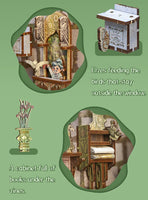 CUTEBEE DIY Book Nook Kit (Elves Paradise)