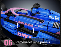 CADA 64012WBWT Alpine Formula One Team A525, 1:8 Formula 1  Model in Blue/Pink with Authentic Details