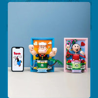 Pantasy Building Block, Popeye Series, Popeye & Olive 3D Portrait Painting (86403, 86404) 400+ Pieces