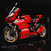 TGL Building Block, Technic Series, Ducati Motorcycle (T4020) 1809 Pieces, 1:5 Scale