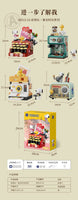 Pantasy 86913- 86916 Snoopy Retro Time Series including Typewriter, Coffe Machine, Camera and Radio