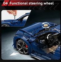 Pre-order Cada C61515W 1:8 Audi RS6 Super Sport Car 4663pcs Building Blocks Sets