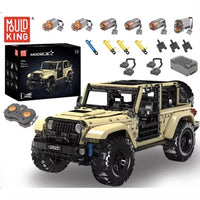 Mould King 13184 Remote Controlled Off-Road Wrangler Building Set | 3,621 PCS Scale 1:6