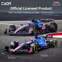 CADA 64012WBWT Alpine Formula One Team A525, 1:8 Formula 1  Model in Blue/Pink with Authentic Details