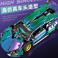MJI 8802A Remote control  gradient color Lambo Sian building block sports car model