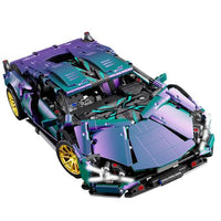 MJI 8802A Remote control  gradient color Lambo Sian building block sports car model
