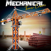 Reobrix Technic 22013 Tower Crane Building Blocks Set with Remote Control