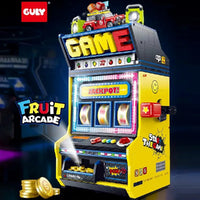 Pre-order Guly 60542 Fruit Arcade Building Blocks Sets Slot Game Machine With Motor