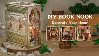 CUTEBEE DIY Book Nook Kit (Elves Paradise)