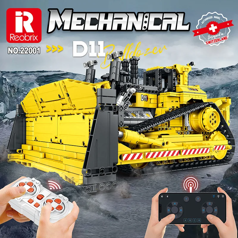 Reobrix Technic 22001 D11 Bulldozer - The Ultimate Building