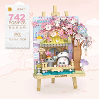LOZ 7203-7206 Panda series mini block 3D Painting Creator Expert