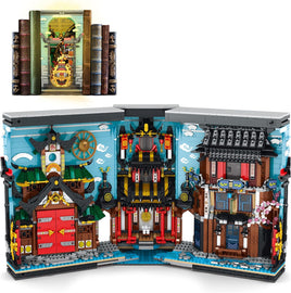 Reobrix 66029 Ninja Building Blocks Book-End Set, 3086 Pieces