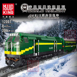 Mould King Building Block, World Railway Train Static (12001) 2086 Pieces
