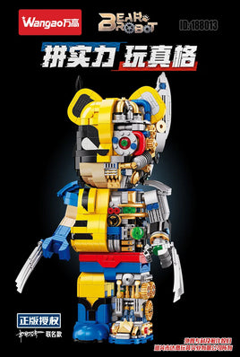 Wangao 188013 Wolverine Mechanical Bear Half Clear Version