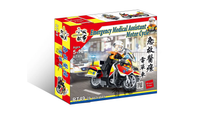 Royal Toys Building Block, Hong Kong City Story Series, Emergency Medical Assistant Motor Cycle, (RT49) 29 Pieces