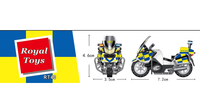 Royal Toys Building Block, Hong Kong City Story Series, Hong Kong Police Motorcycle R900RT, (RT40) 50+ Pieces