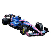 CADA 64012WBWT Alpine Formula One Team A525, 1:8 Formula 1  Model in Blue/Pink with Authentic Details