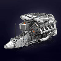 Mould King 10168 Motorised Hypercar W16 Engine & Gearbox Building Set | 2,899 Pcs