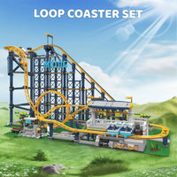 Mould King Building Block, Theme Park Series, Roller Coaster (11012) 3024 Pieces