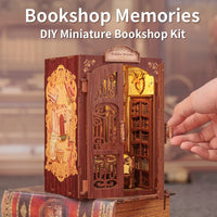 CUTEBEE DIY Book Nook Kit（Bookshop Memories）