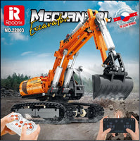 Reobrix Technic 22003 Excavator Building Blocks Set - Remote Control Construction Mastery