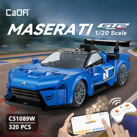 CaDA C51089W 1:20 Scale Maserrati MC20 GT3 Building Block Racing Model