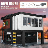 MOULD KING 16036 modern coffee shop with 2728 Pieces