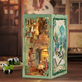 CUTEBEE DIY Book Nook Kit (Panda Bookshop)