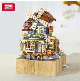 LOZ Model 1239 Windmill House Music Box Building blocks