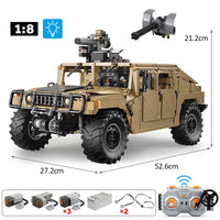 CADA C61036 Static version 1/8 scale Humvee