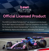 CADA 64012WBWT Alpine Formula One Team A525, 1:8 Formula 1  Model in Blue/Pink with Authentic Details