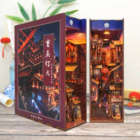 (Pre-order) Tonecheer TQ121  Lights in Chongqing Book Nook 3D Wooden Puzzle