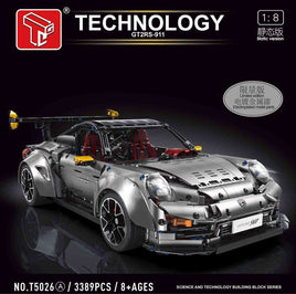 TGL Building Block, Technic Series, GR2 RS 911 Silver Grey (T5026B) 3389 Pieces, 1:8 Scale, Static Version