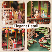 (Pre-order) TQ115 Tonecheer Dream of Red Mansions Book Nook 3D Puzzle