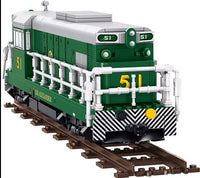 Royal Toys Building Block, City Story Series: RT77 Hong Kong Railway Museum 40th Anniversary - Diesel Electric Locomotive No. 51