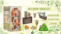 CUTEBEE DIY Book Nook Kit (Elves Paradise)