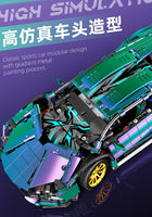 MJI 8802A Remote control  gradient color Lambo Sian building block sports car model