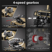 CADA C61036 Static version 1/8 scale Humvee