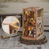 (Pre-Order) CUTEBEE DIY Wooden Book Nook Kit Ink Rhyme Bookstore）