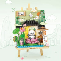 LOZ 7203-7206 Panda series mini block 3D Painting Creator Expert