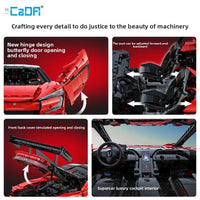 CADA C64011W 1:8 YangWang U9 Supercar C64011W