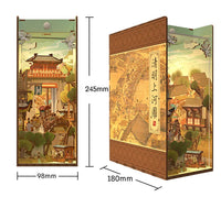 (Pre-Order) Tonecheer TQ 532 Qingming Riverside 3D Wooden Puzzle Book Nook