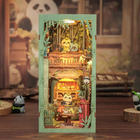 CUTEBEE DIY Book Nook Kit (Panda Bookshop)