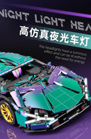 MJI 8802A Remote control  gradient color Lambo Sian building block sports car model