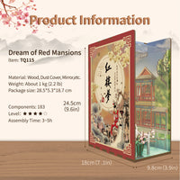 (Pre-order) TQ115 Tonecheer Dream of Red Mansions Book Nook 3D Puzzle