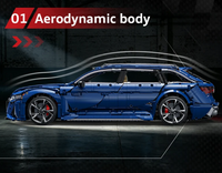 Pre-order Cada C61515W 1:8 Audi RS6 Super Sport Car 4663pcs Building Blocks Sets