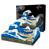 Pantasy Building Block, UKIYO-E Kanagawa Surfing (85002) 1345 Pieces