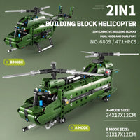 IM. Master 6809 2 in 1 Helicopter building set