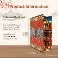 (Pre-order) TQ111 Tonecheer DIY the Banquet of Tang Dynasty Wooden Decoration Book